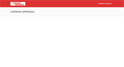 Desktop Screenshot of idomainappraisal.com